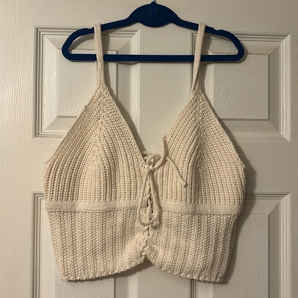 American Eagle crochet tank